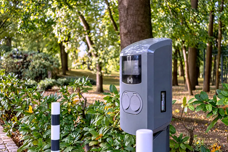 Die Ladesäule für Elektroautos