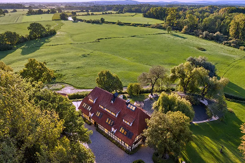 Der Park aus der Luft